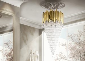 5 Gold chandeliers with crystals to light up your world