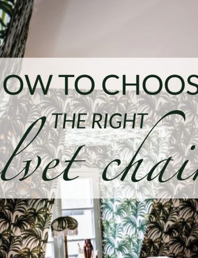 how to choose the right velvet chair