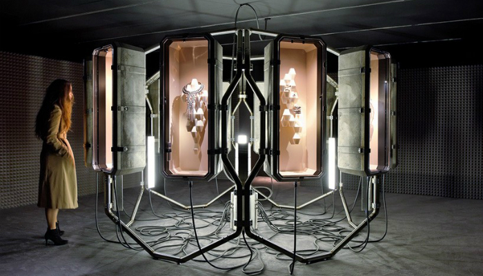 Didier Faustino creates art installation to display Hermès new jewellery collection - fashion house