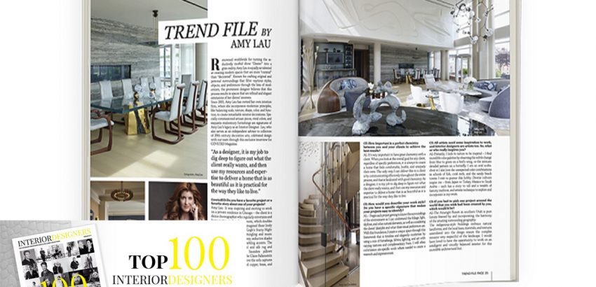 Top 100 Interior Designers Selected By Coveted Magazine