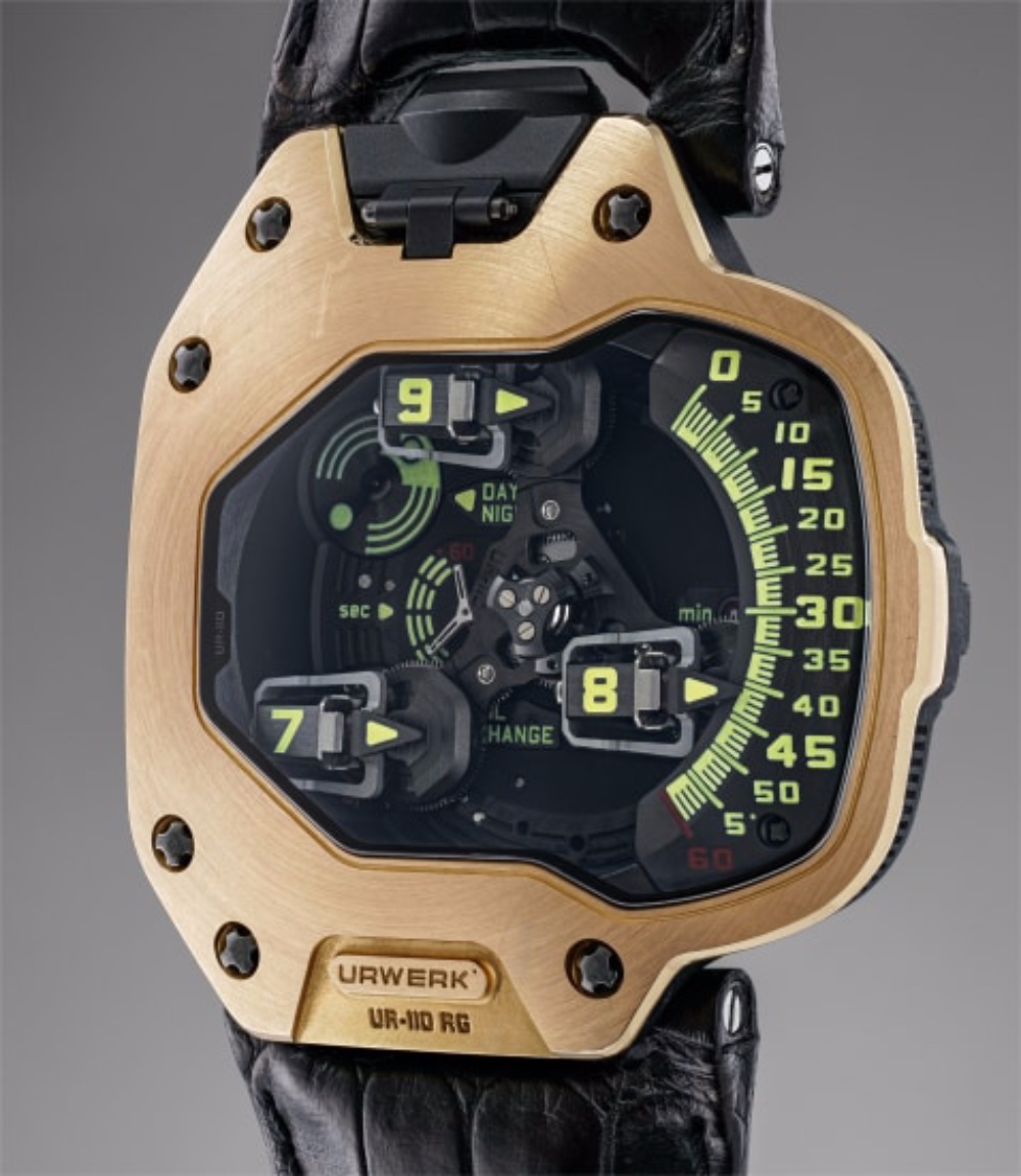 The Best Hollywood Watches of All Time Urwerk UR-110RG, the best hollywood watches The Best Hollywood Watches of All Time The Best Hollywood Watches of All Time Urwerk UR 110RG
