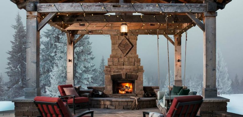Outdoor Fireplace Design Ideas 02