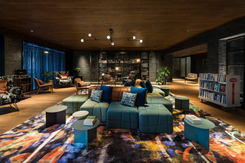 Hotel Interior Design The Vibran Moxy East Village by Rockwell Group 1