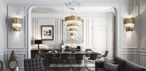 13 Dazzling Interior Designs that Highlight Statement Chandeliers