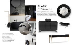 Bathroom Trends: Black Finishes