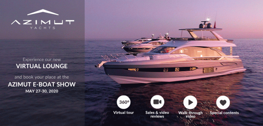 The E Boat Show Azimut Yachts Virtual Lounge And Boat Series