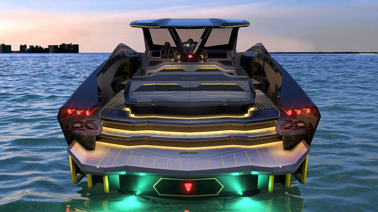 lamborghini 63 yacht weight