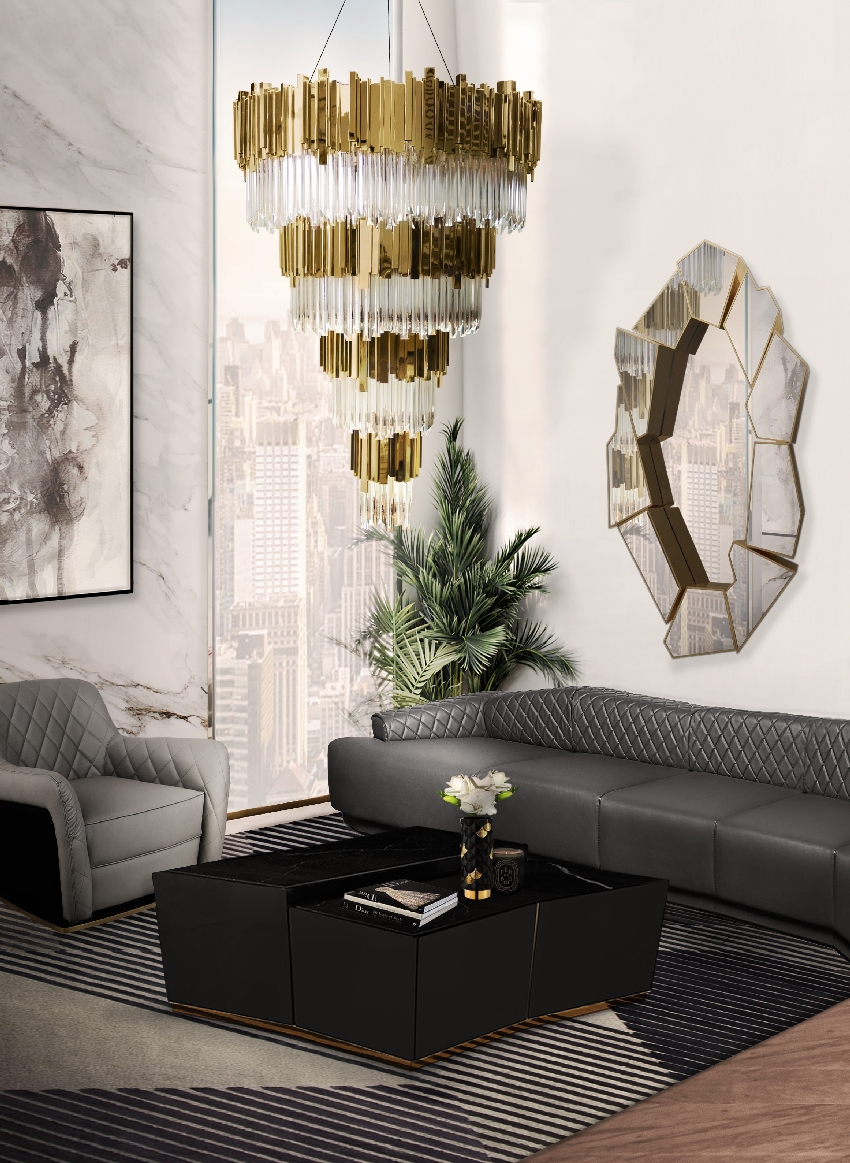 Empire chandelier by luxxu is one of the interior design trends for 2021