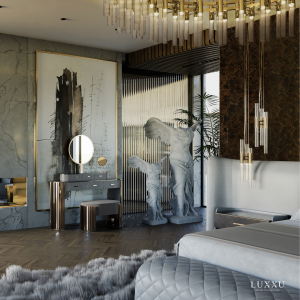 The Bedroom Of Luxury And Exquisiteness