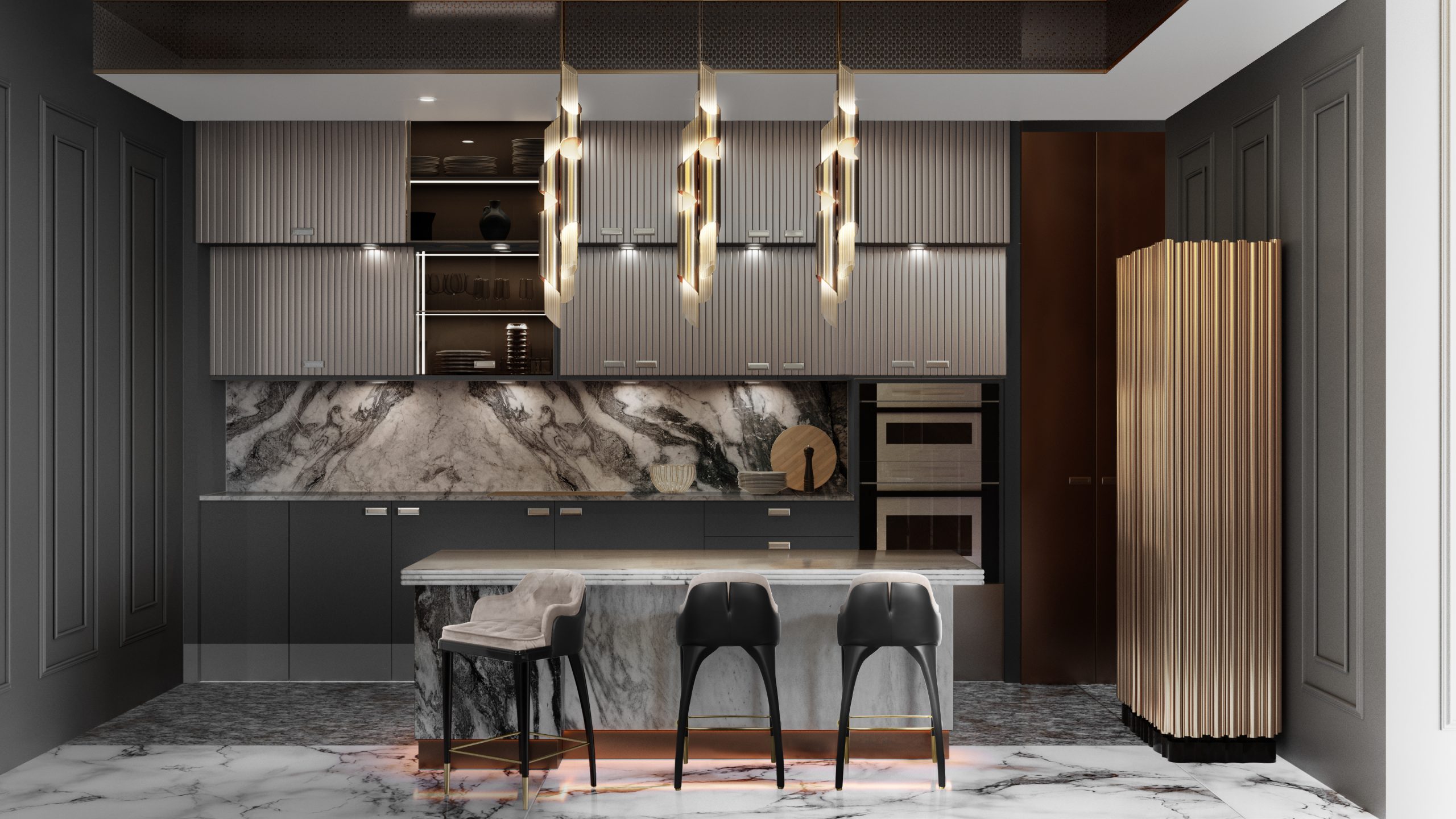 luxury kitchen design image