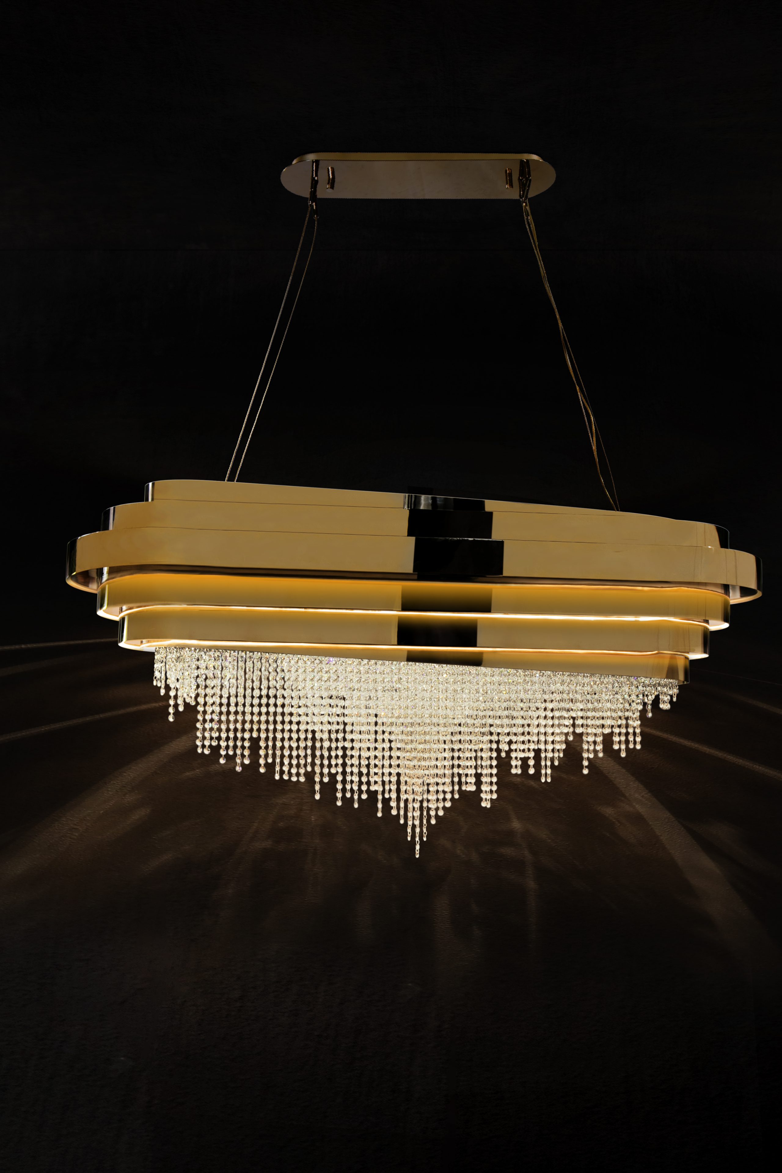 Suspension Lighting - The Sublime Curves Of Luxxu´s Snooker Suspensions