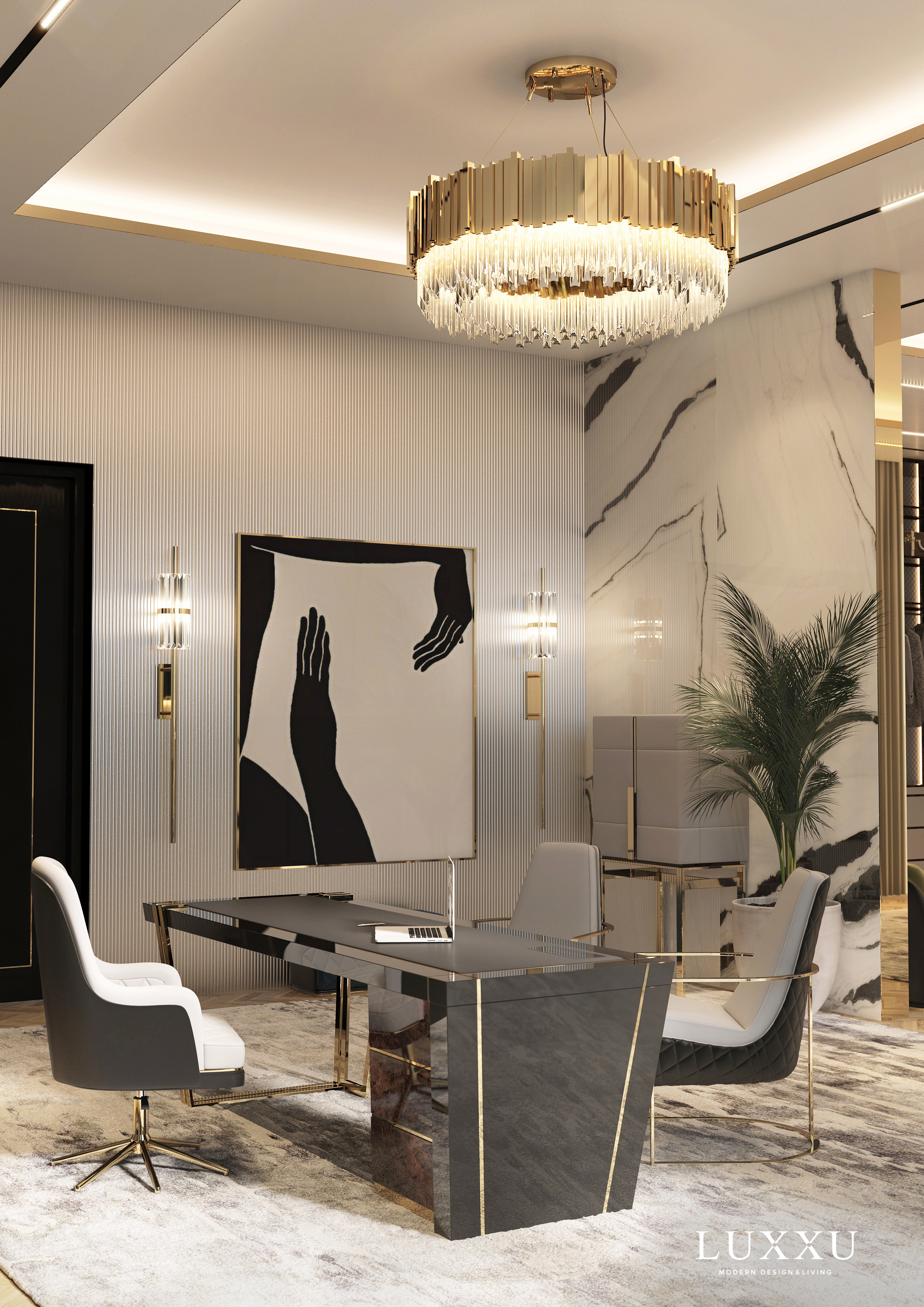 Modern Office Design - Contemplate This Statement Office Design By Luxxu