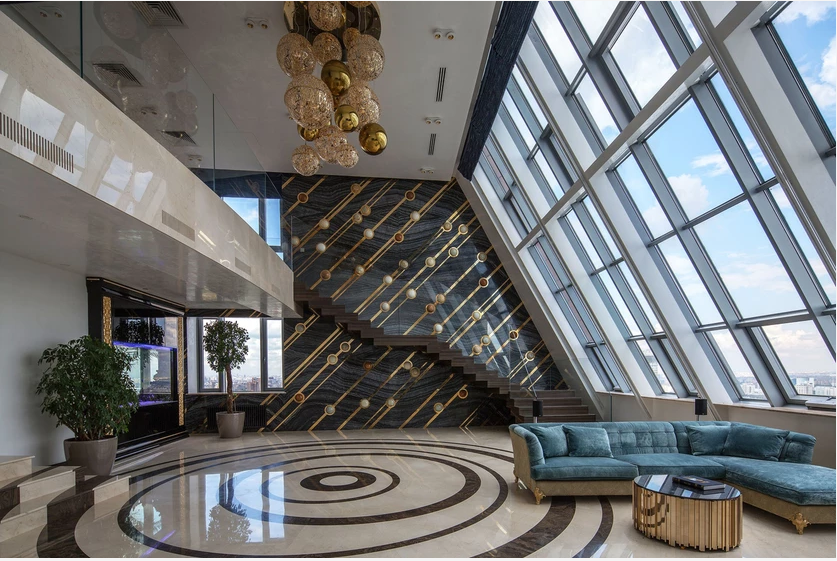 LUXURY RUSSIAN ROOFTOP PENTHOUSE DS CILIEGIO, living room