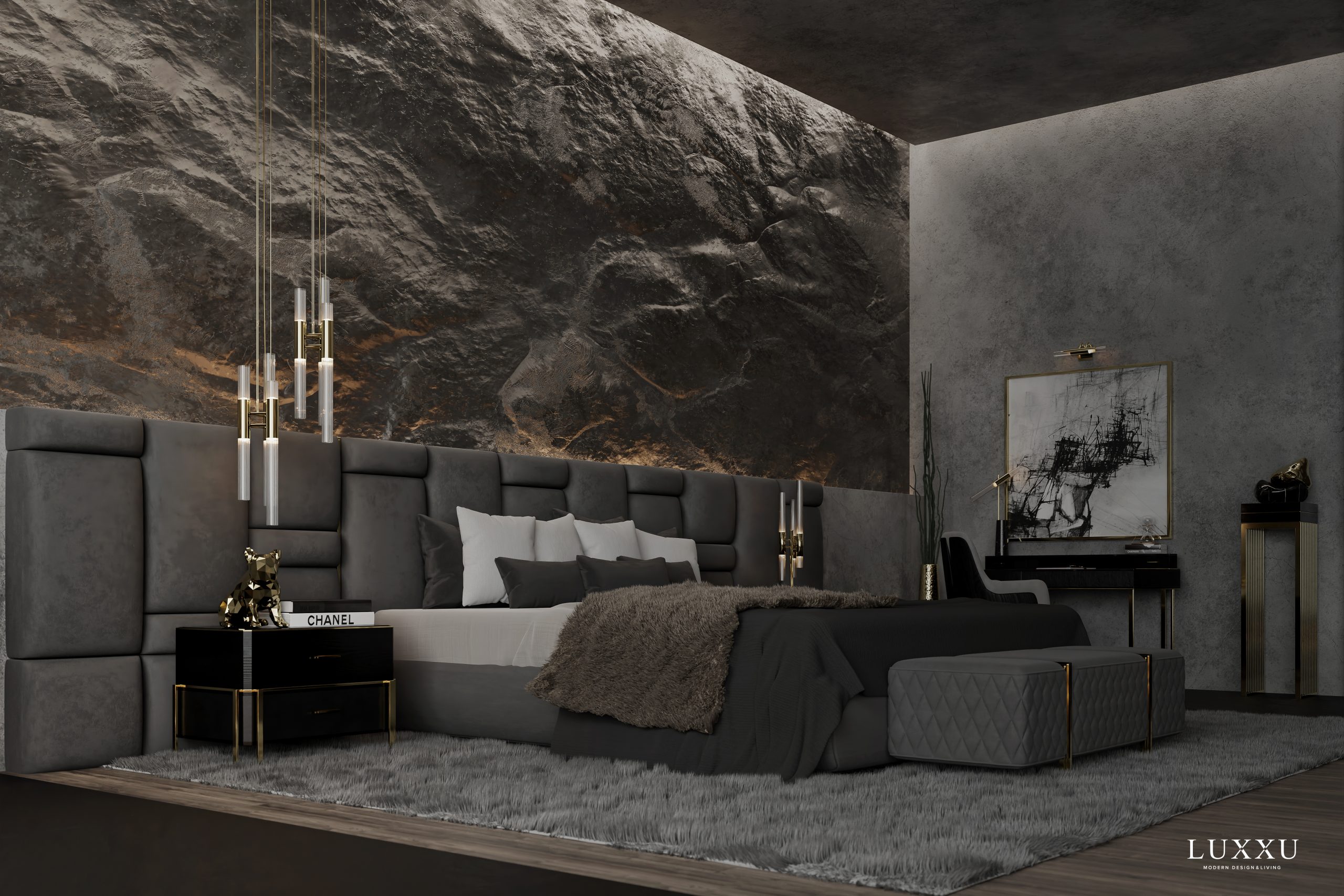 Master Bedroom Design - A Closer Look At Luxxu´s Mont Blanc Chamber