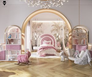 Striking Beauty In This Girl´s Bedroom