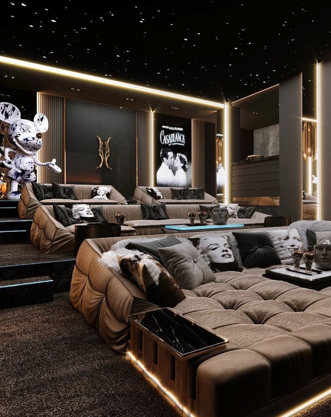 Behold These Incredibly movie room Ambiance