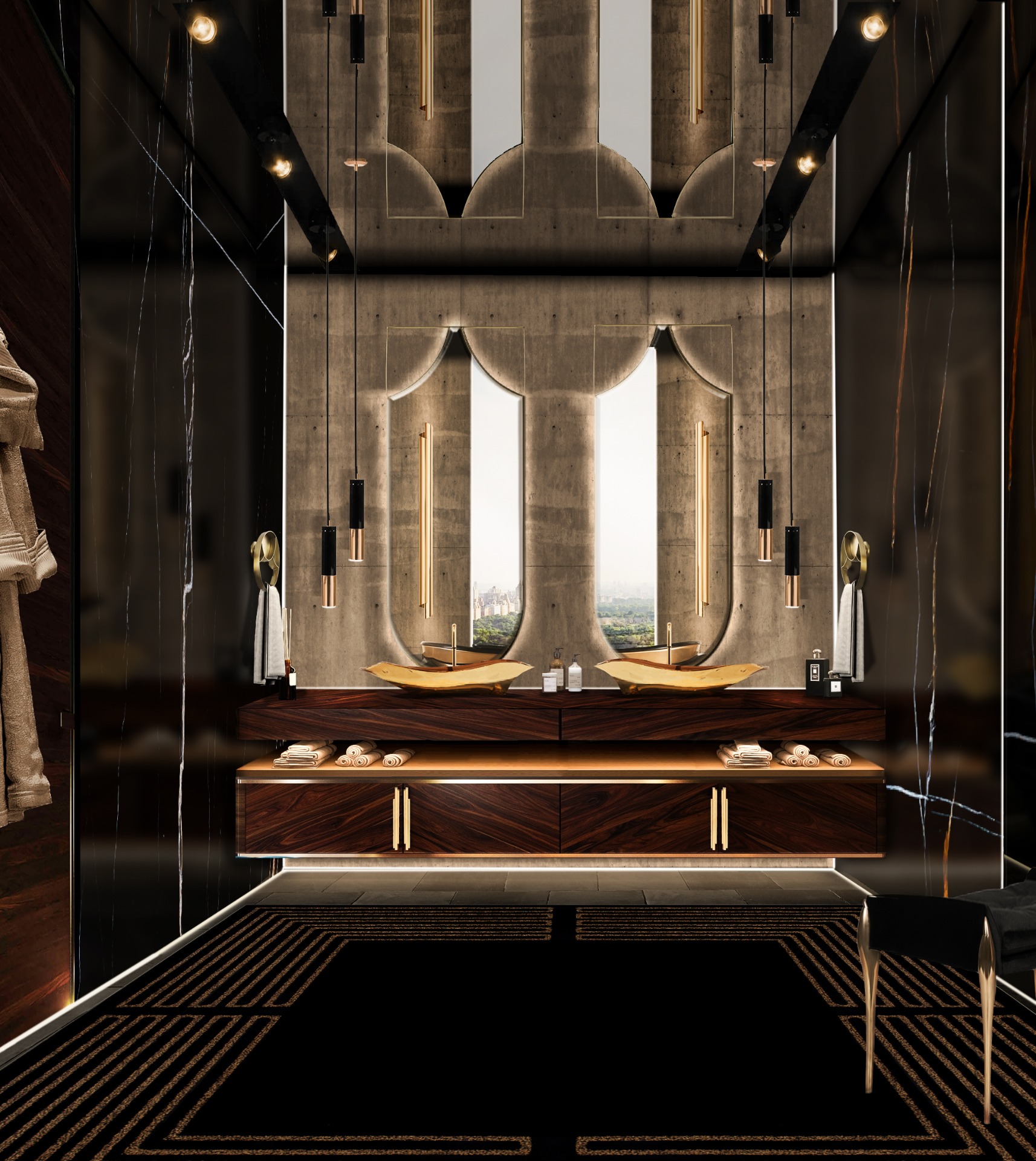 Behold This Luxurious Bathroom Ambiances