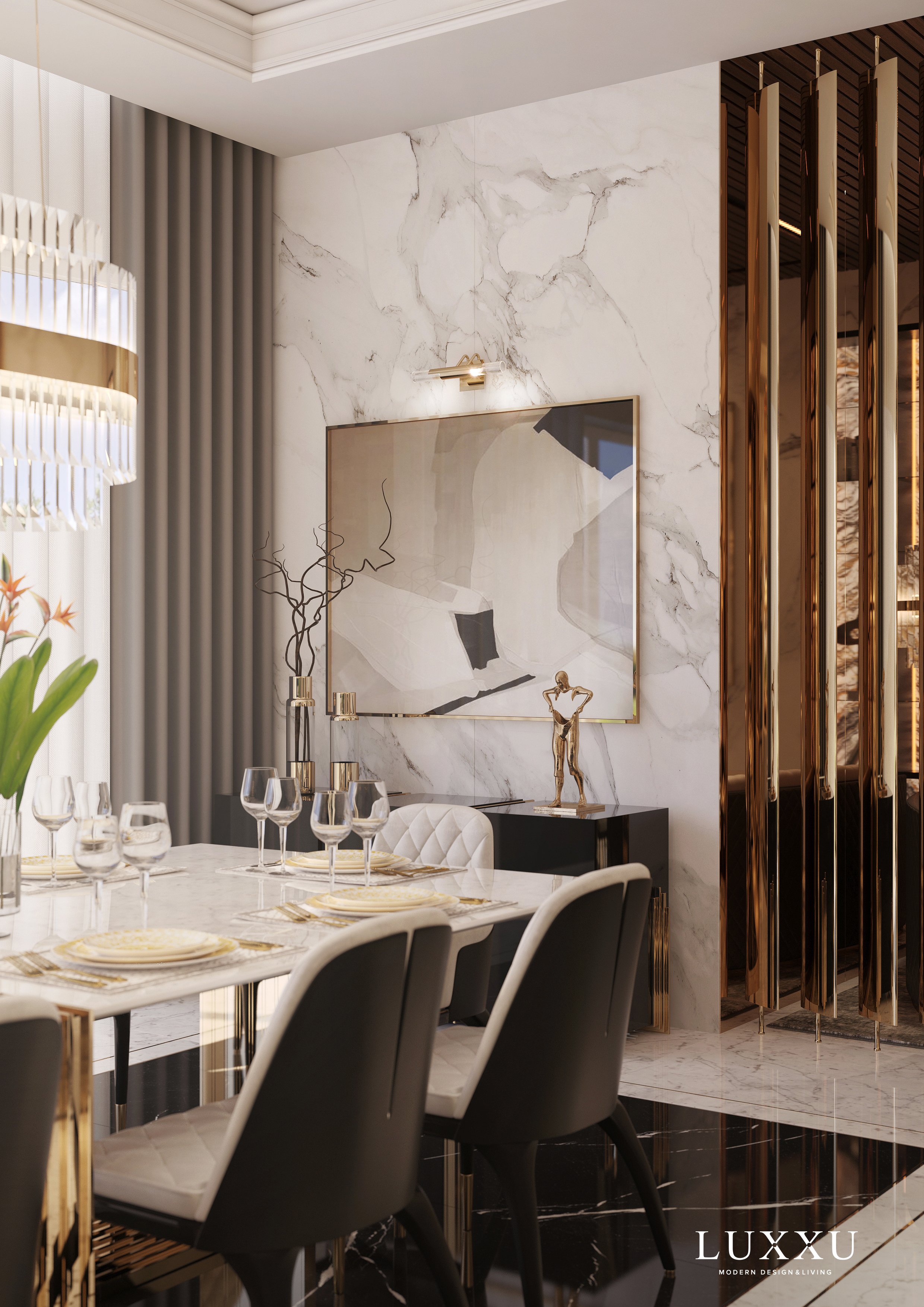 Ekaterina Lashmanova - 7 Luxurious & Breathtaking Dining Rooms