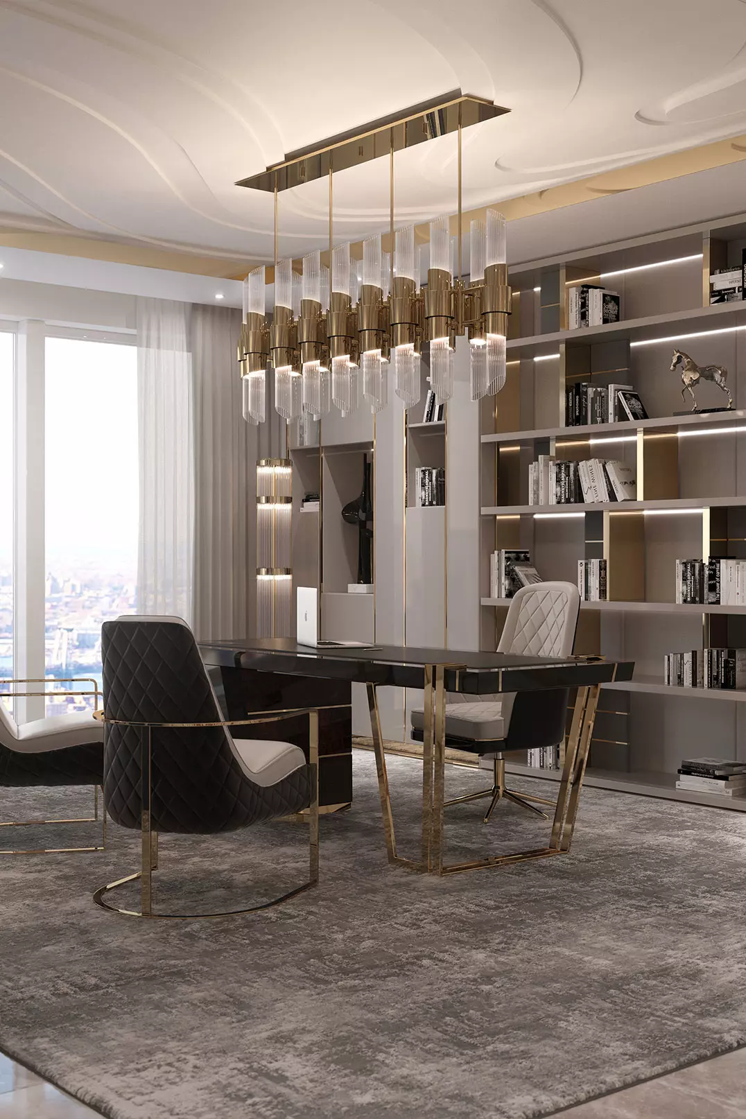 Luxurious Home Office Designs Full Of Clean Lines Luxurious Home Office Designs Full Of Clean Lines