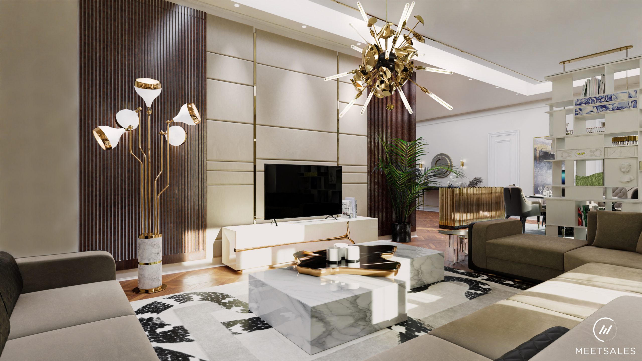 a modern clasic luxury flat in chelsea