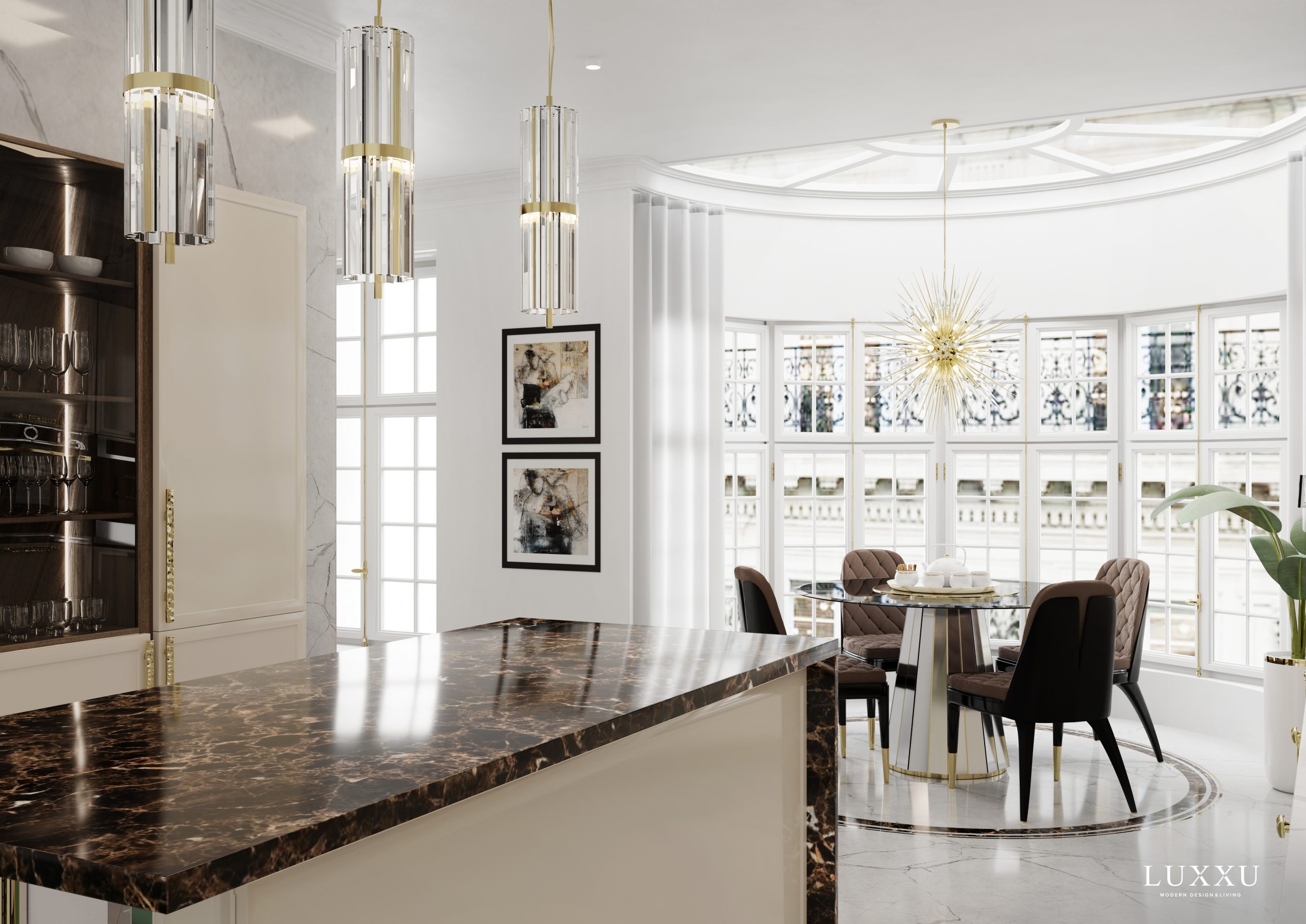 Modern Kitchen Design - A Blend Of Design Ingredients In Paris