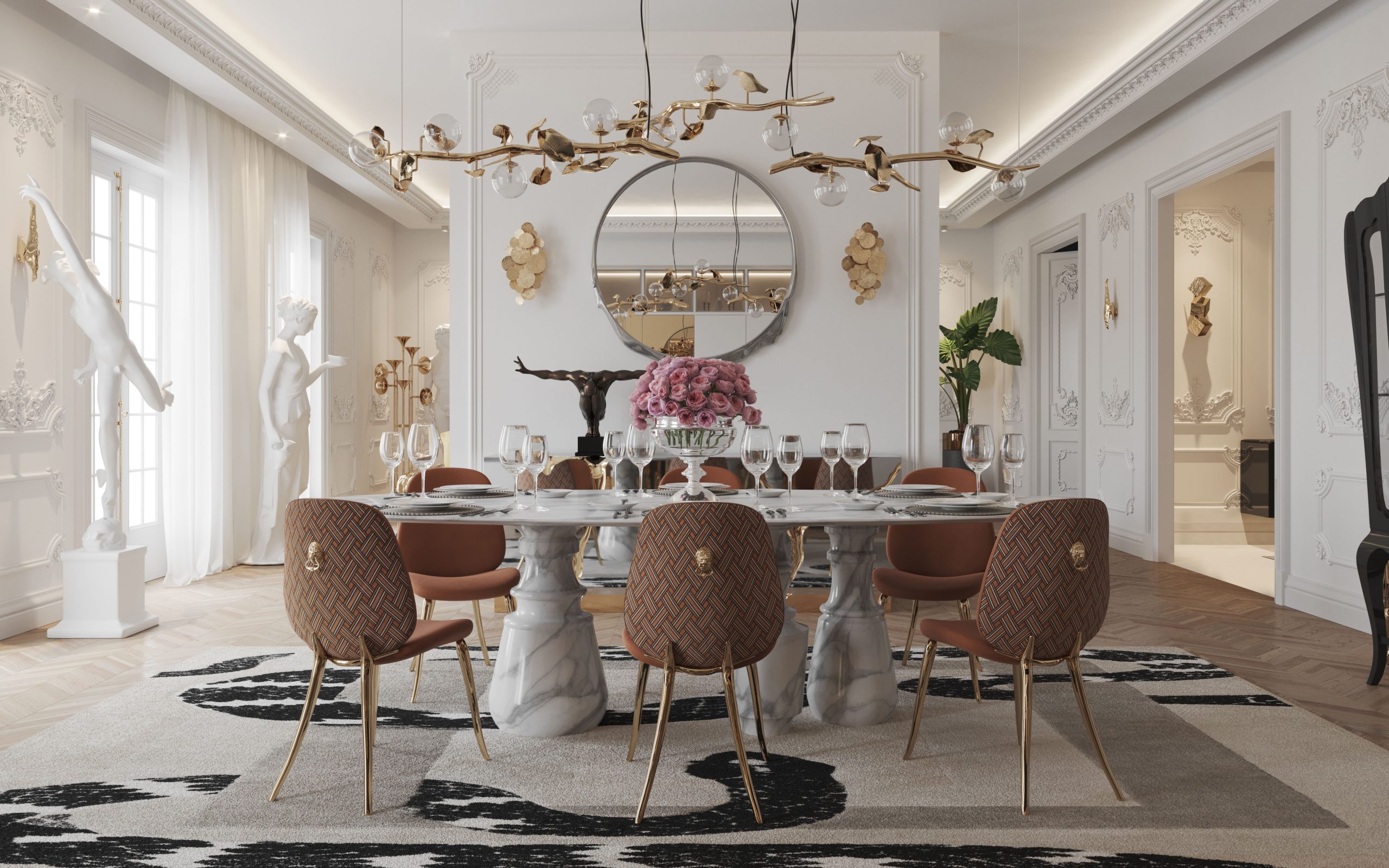 Ekaterina Lashmanova - 7 Luxurious & Breathtaking Dining Rooms