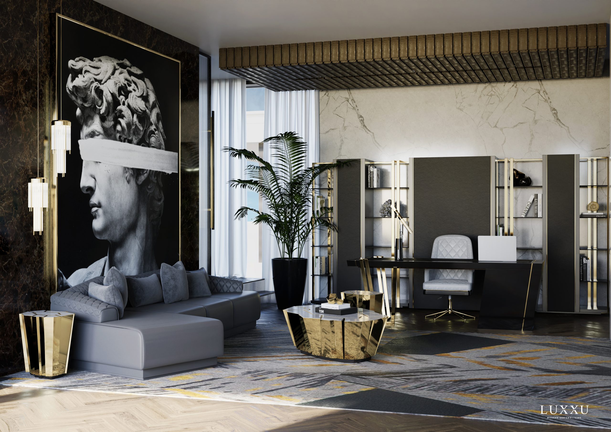 Master Bedroom Design with the apotheosis desk