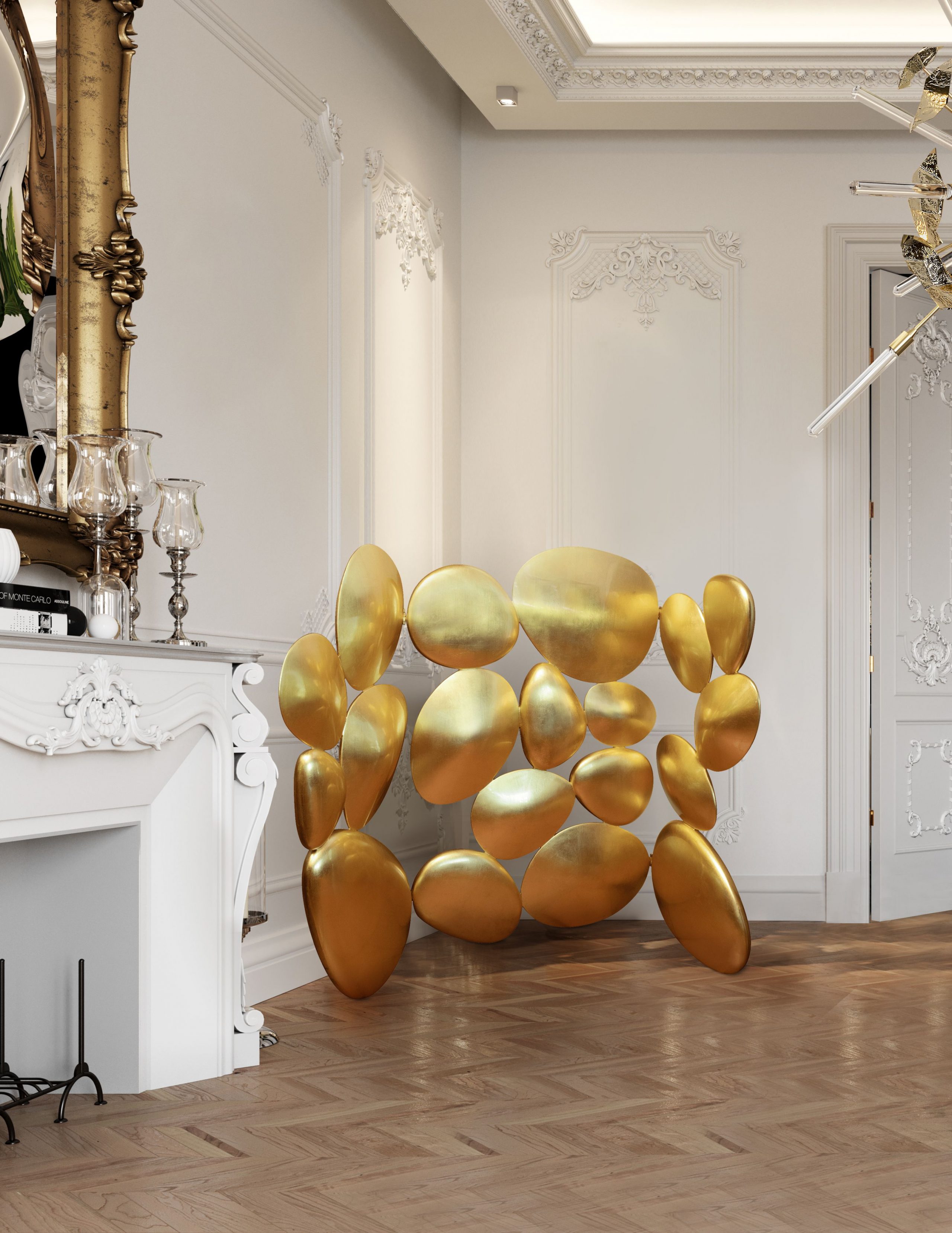 Admire this white and unique entryway by boca do lobo