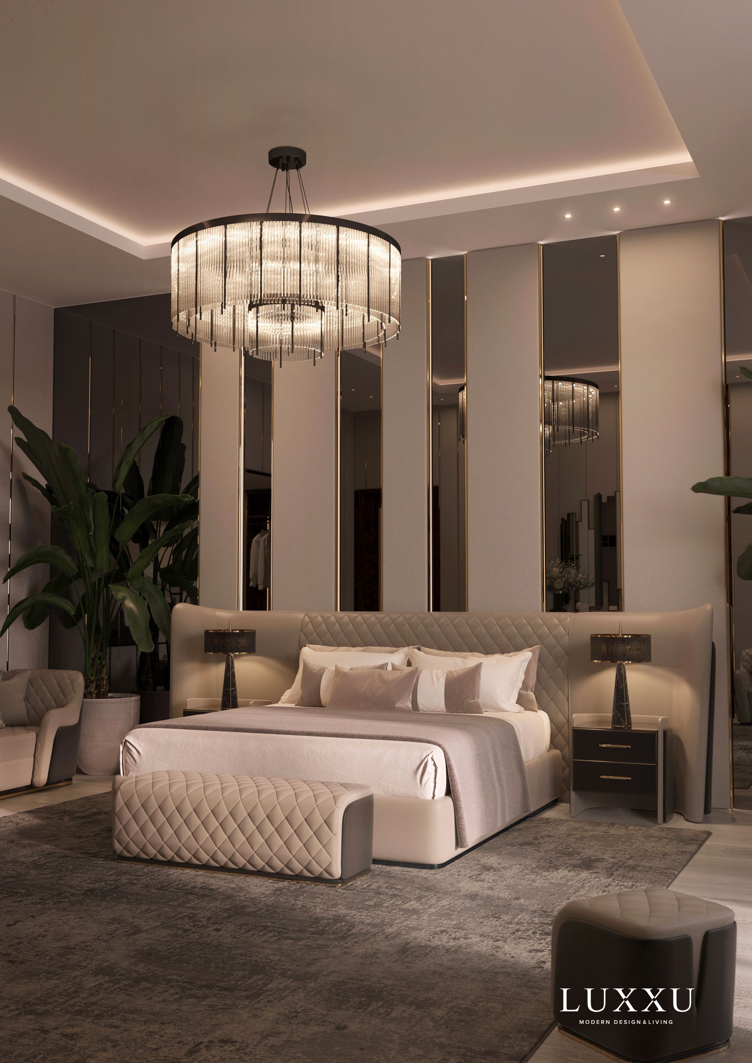 Modern Bedroom Design with charla xl bed