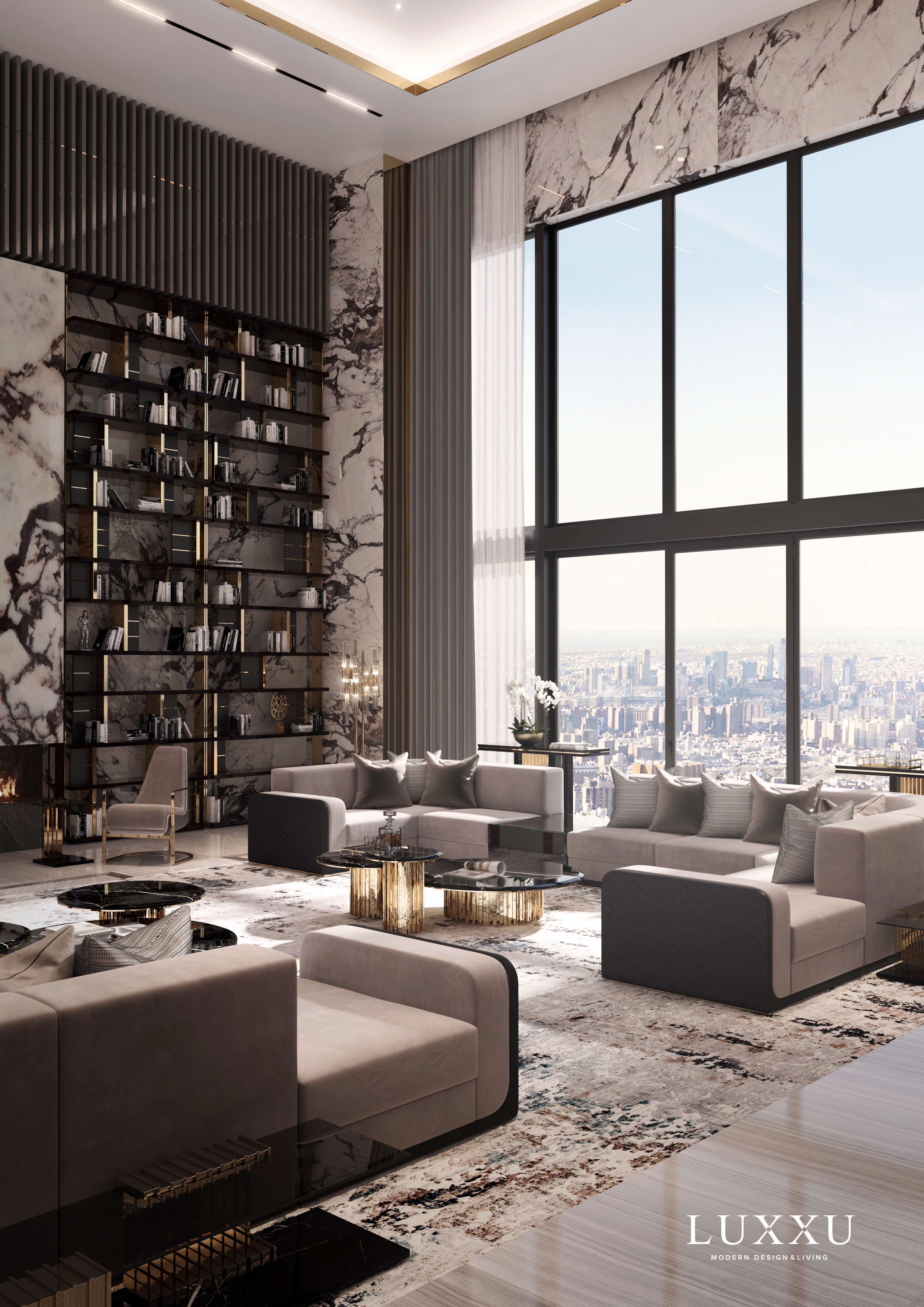 Luxxu modern shop design and living