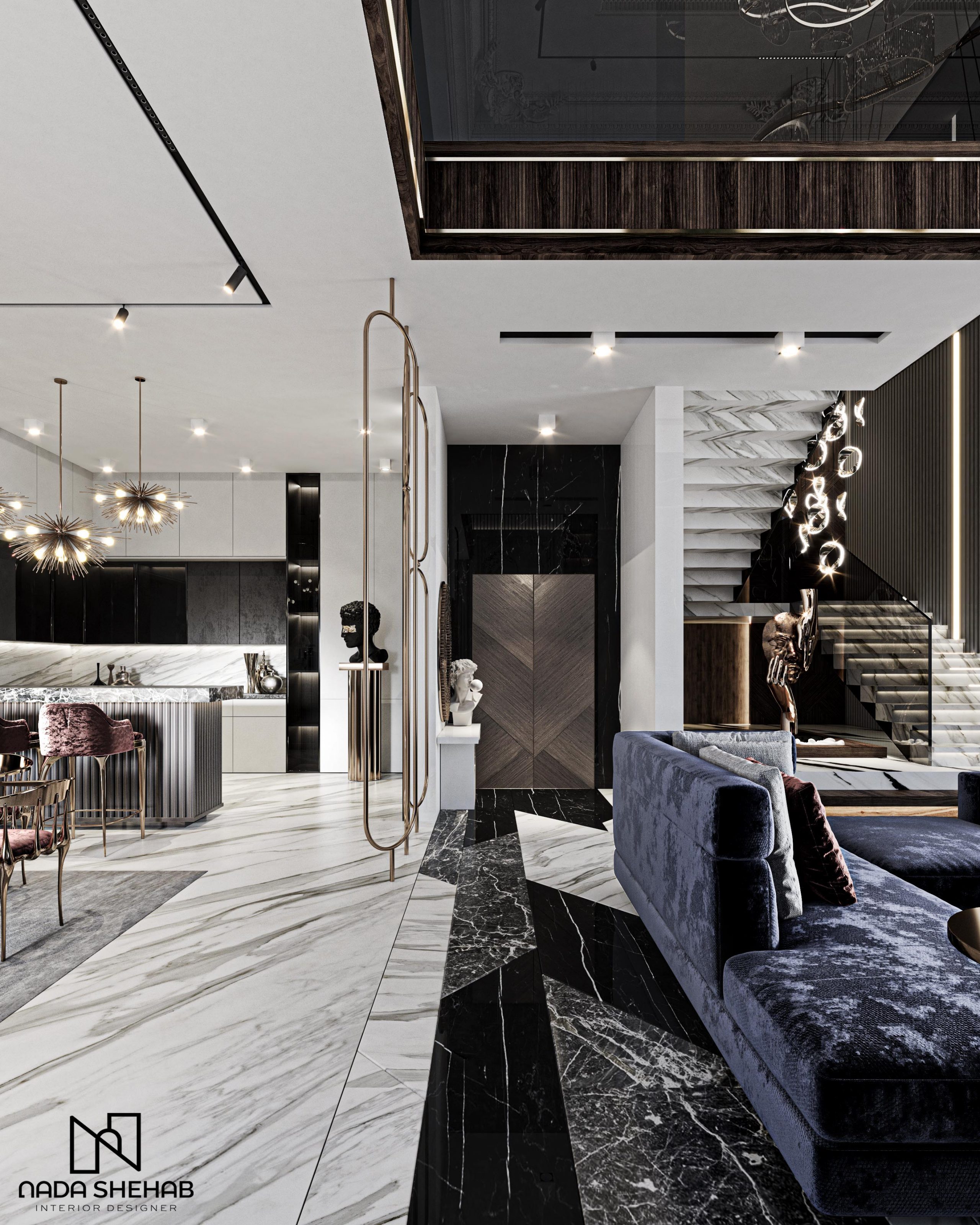 Nada Shehab - entryway design