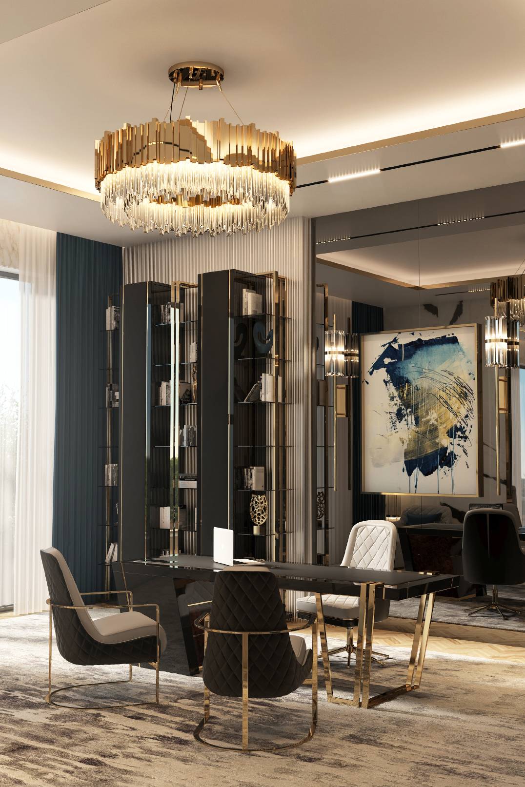 CONTEMPLATE THIS HOME OFFICE STATEMENT DESIGN BY LUXXU