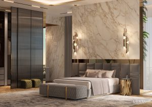 Master Bedroom Design – A Perfect  Aesthetic Creation By Luxxu