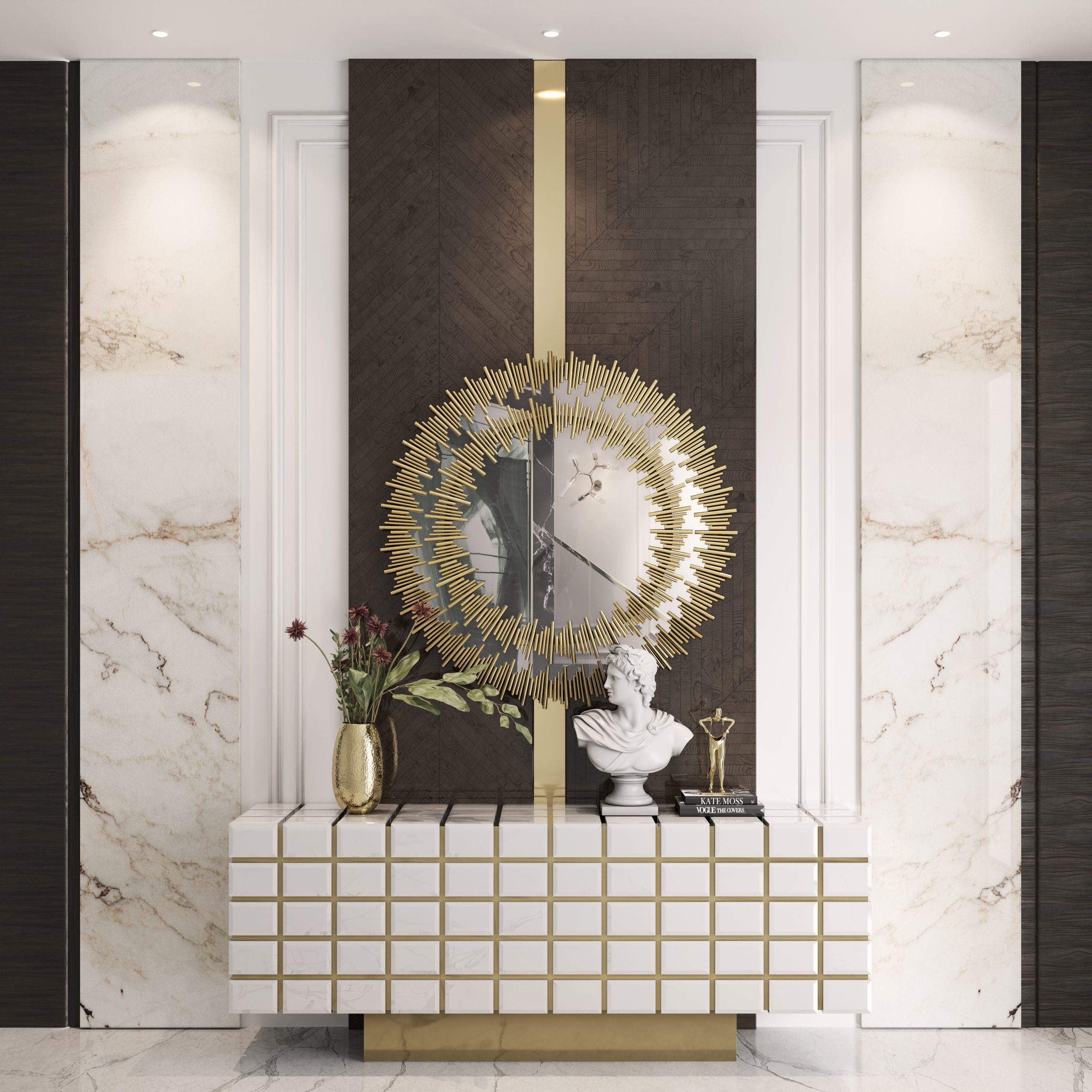 Ultimate Entryway Styling with scala mirror