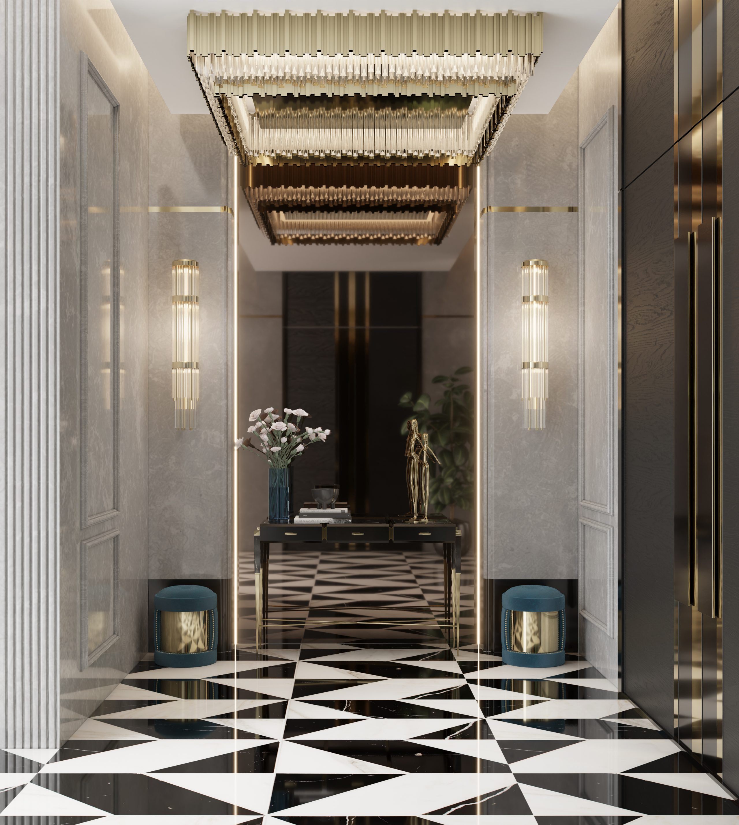 Entrance Lobby - Crucial Role of Lighting Fixtures