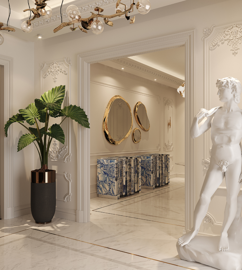 Luxury Rooms modern hallway design
