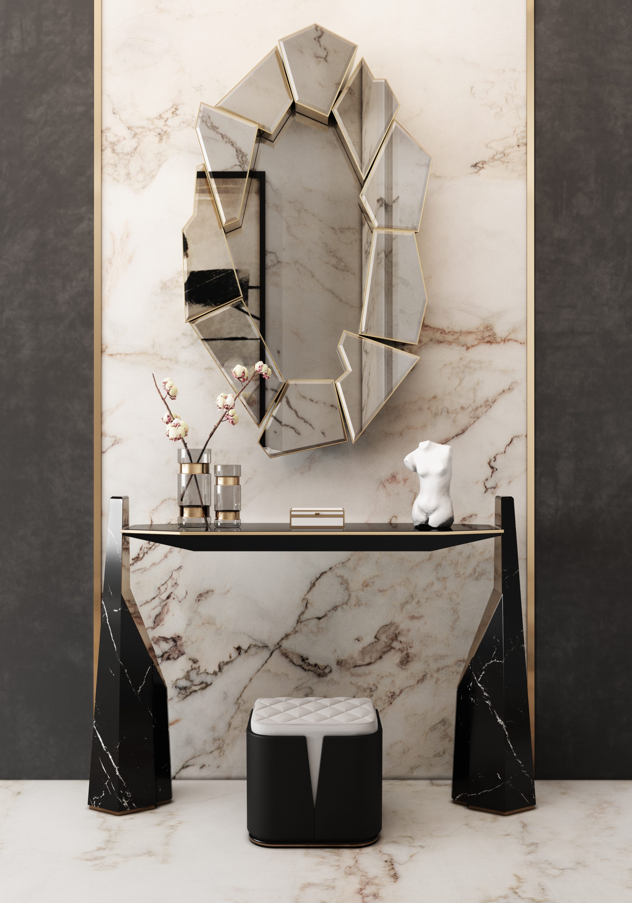Ultimate Entryway Styling with charla stool
