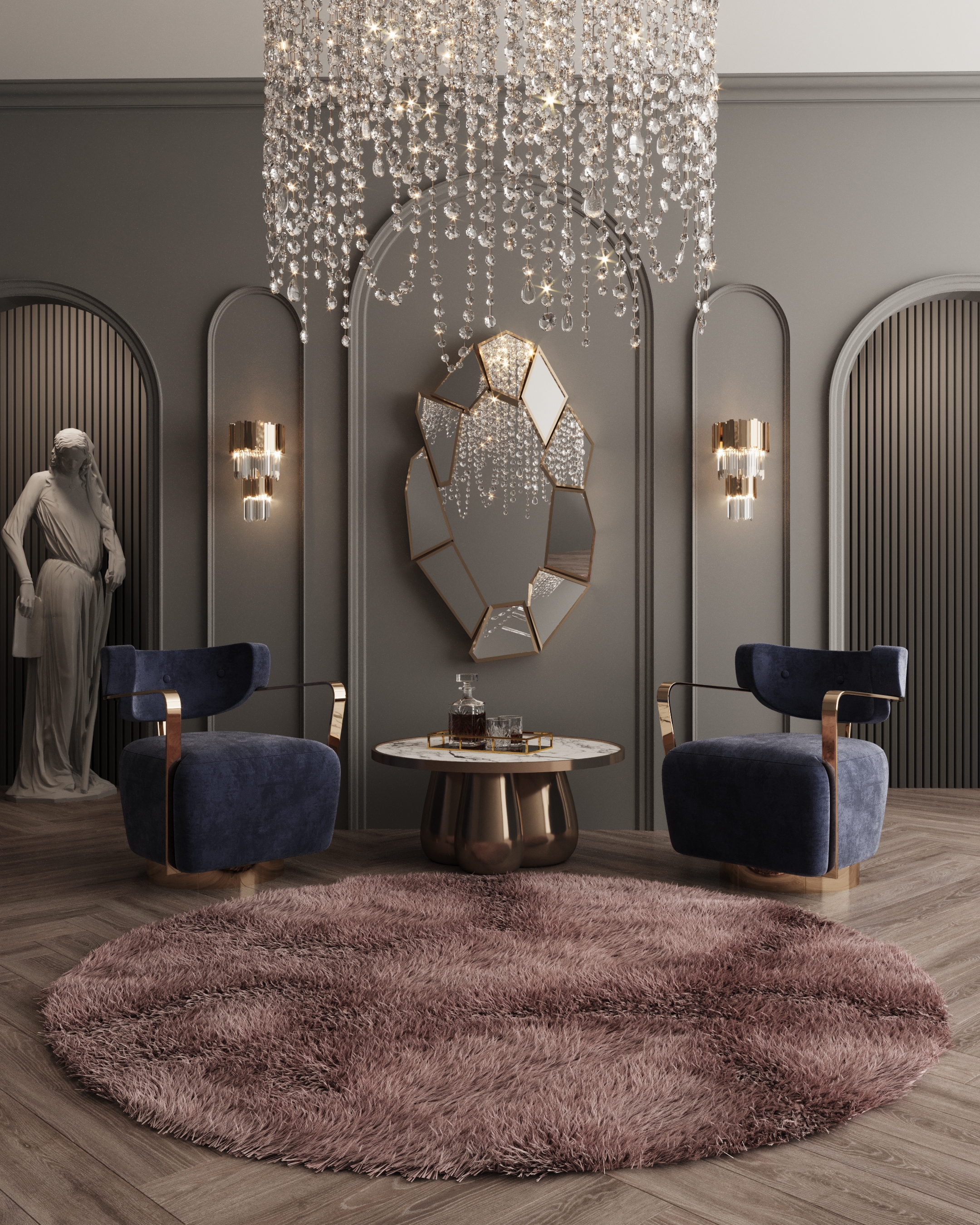 Jusso Design design with Empire wall lamp