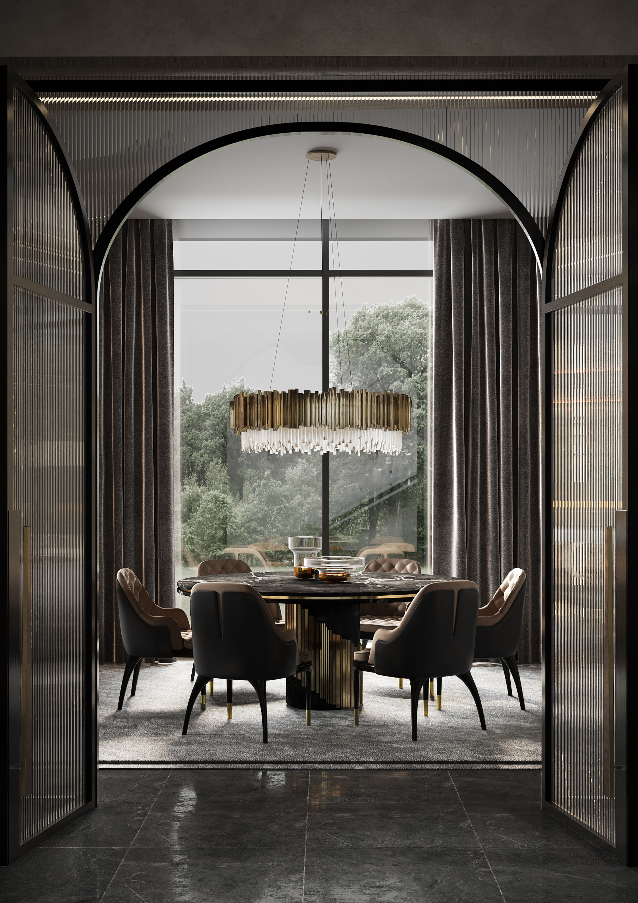 Luxury lighting fixtures from luxxu washinghton house