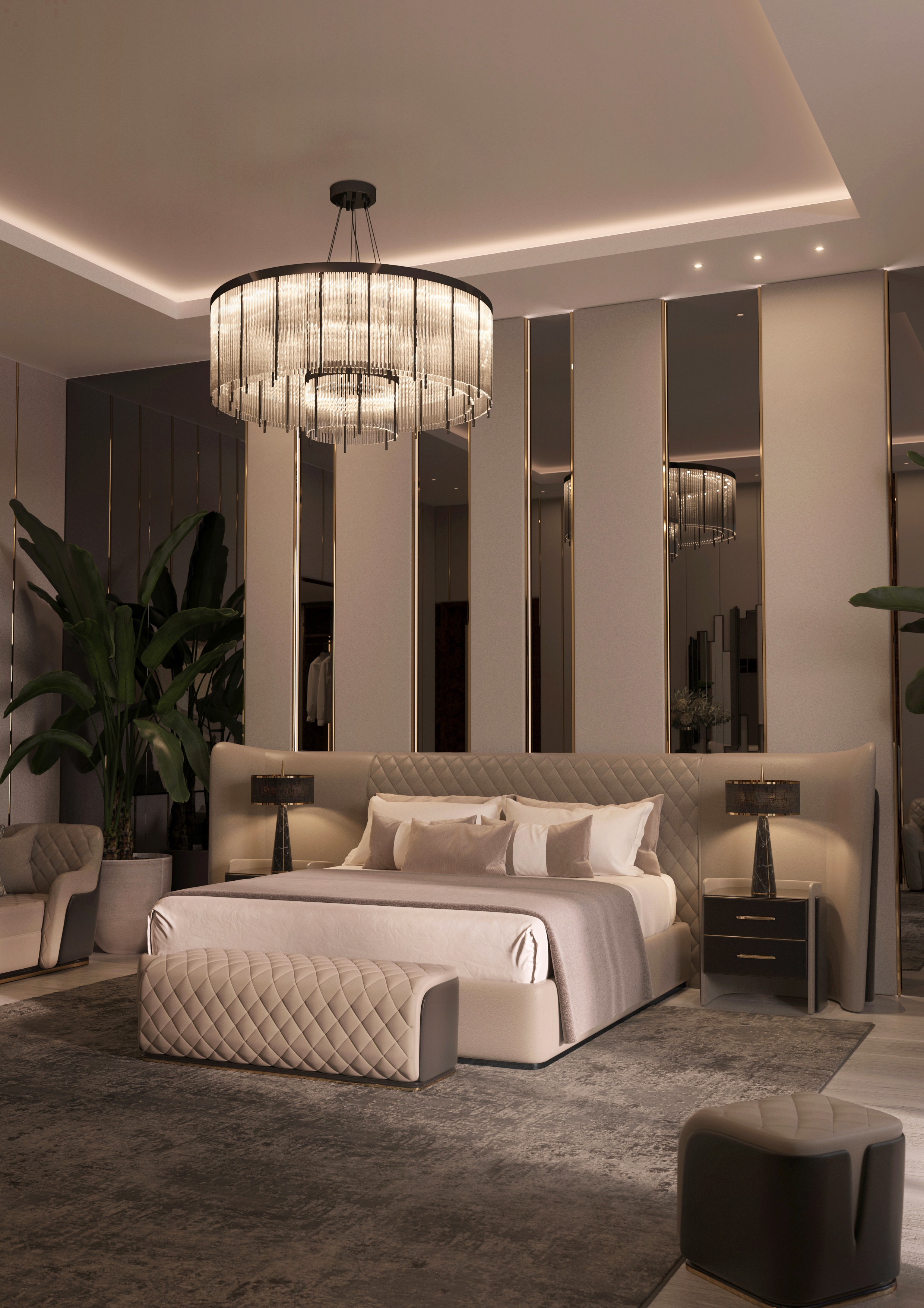 Pharo suspension in los angeles bedroom