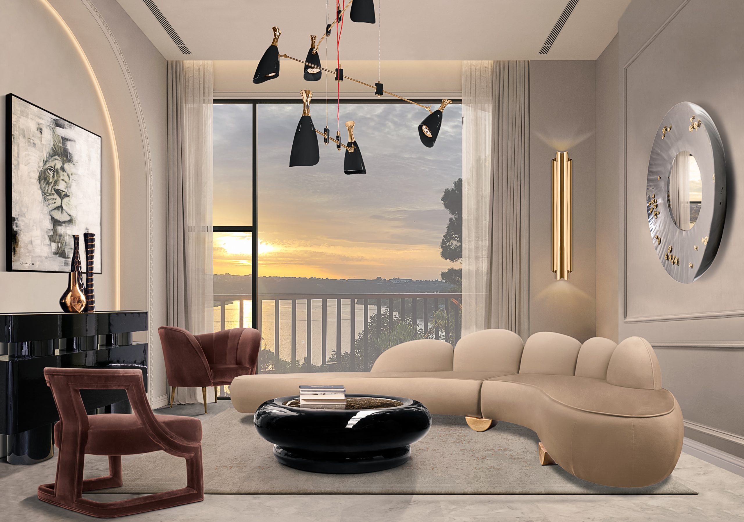 Be Dazzled By Luxurious Living Designs