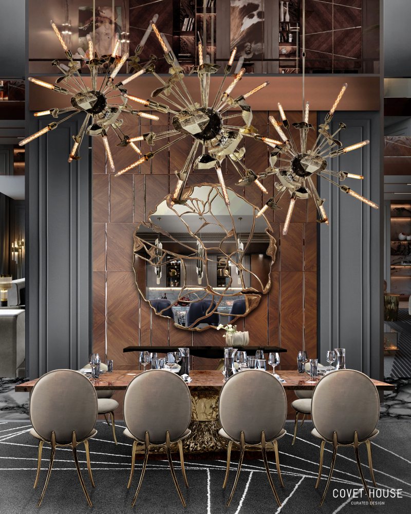luxury chandelier in luxury villa in st petersburg
