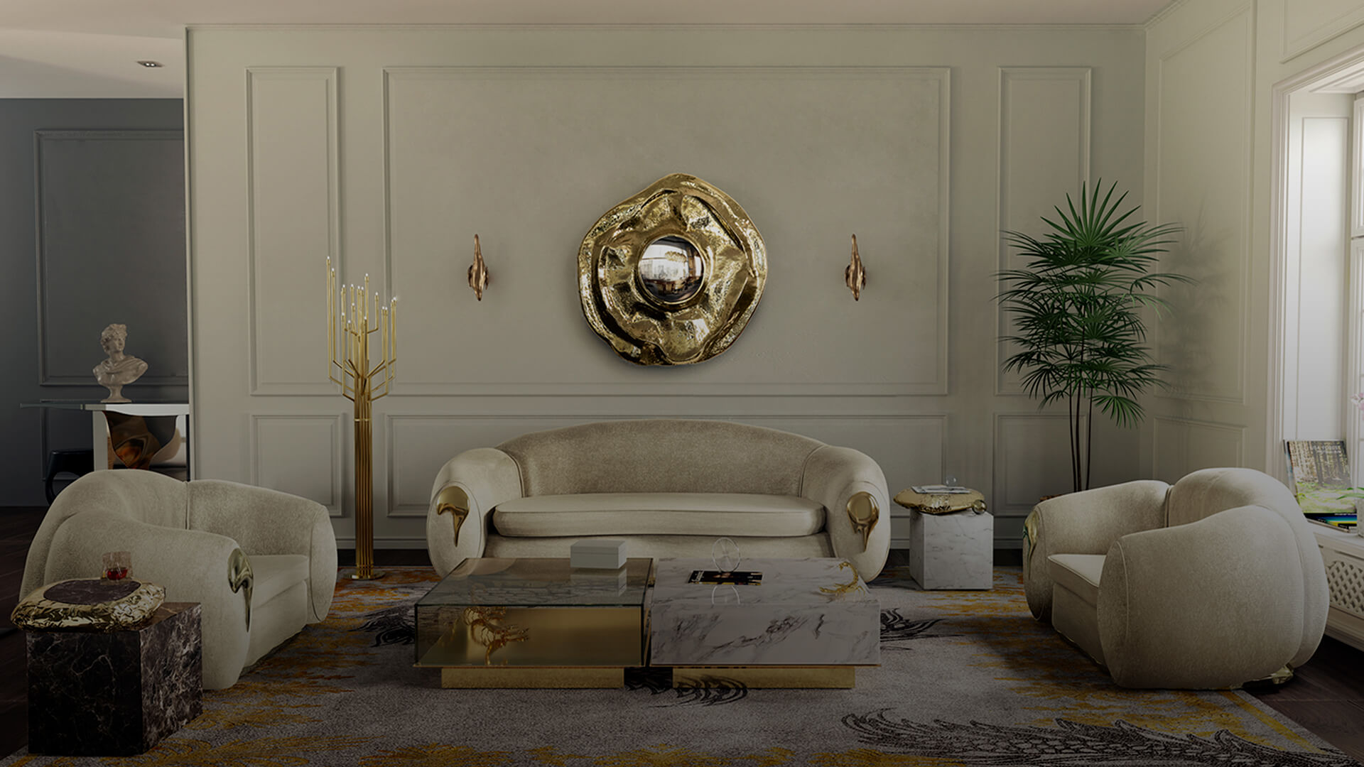 exuberant living room design