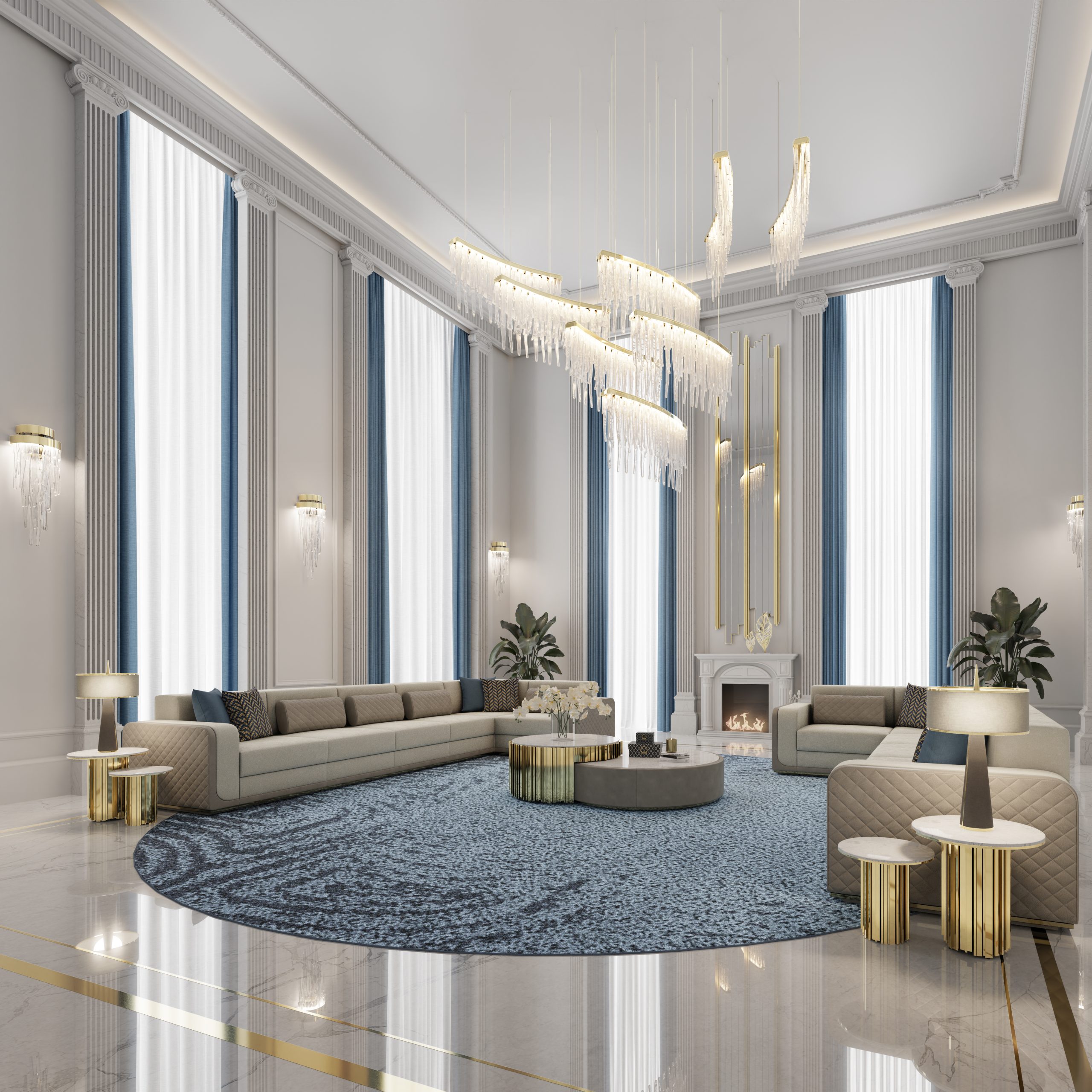 Living Room Décor That Exudes Boundless Elegance