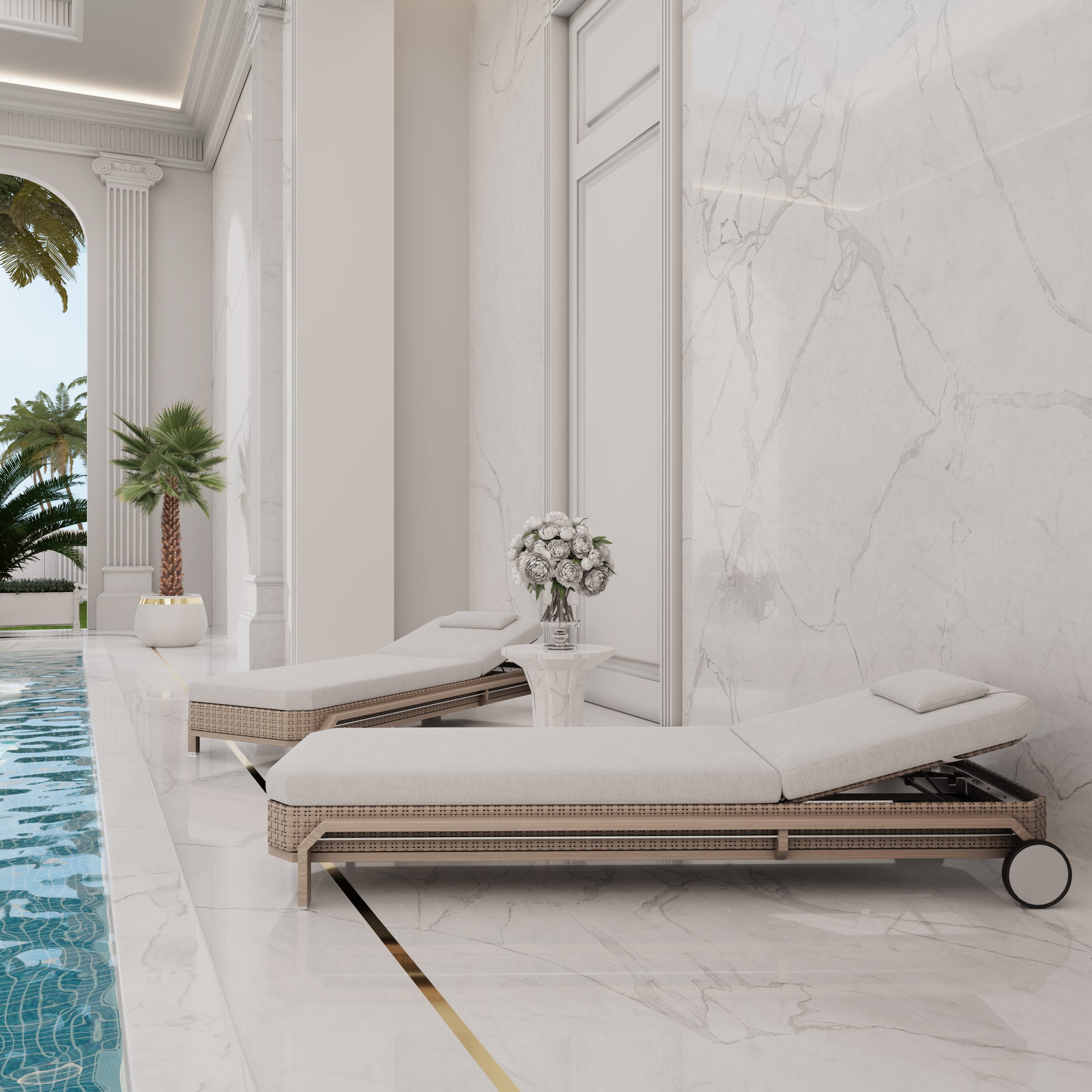 Indoor Pool Design With Stunning Decor And Relaxing Ambiance