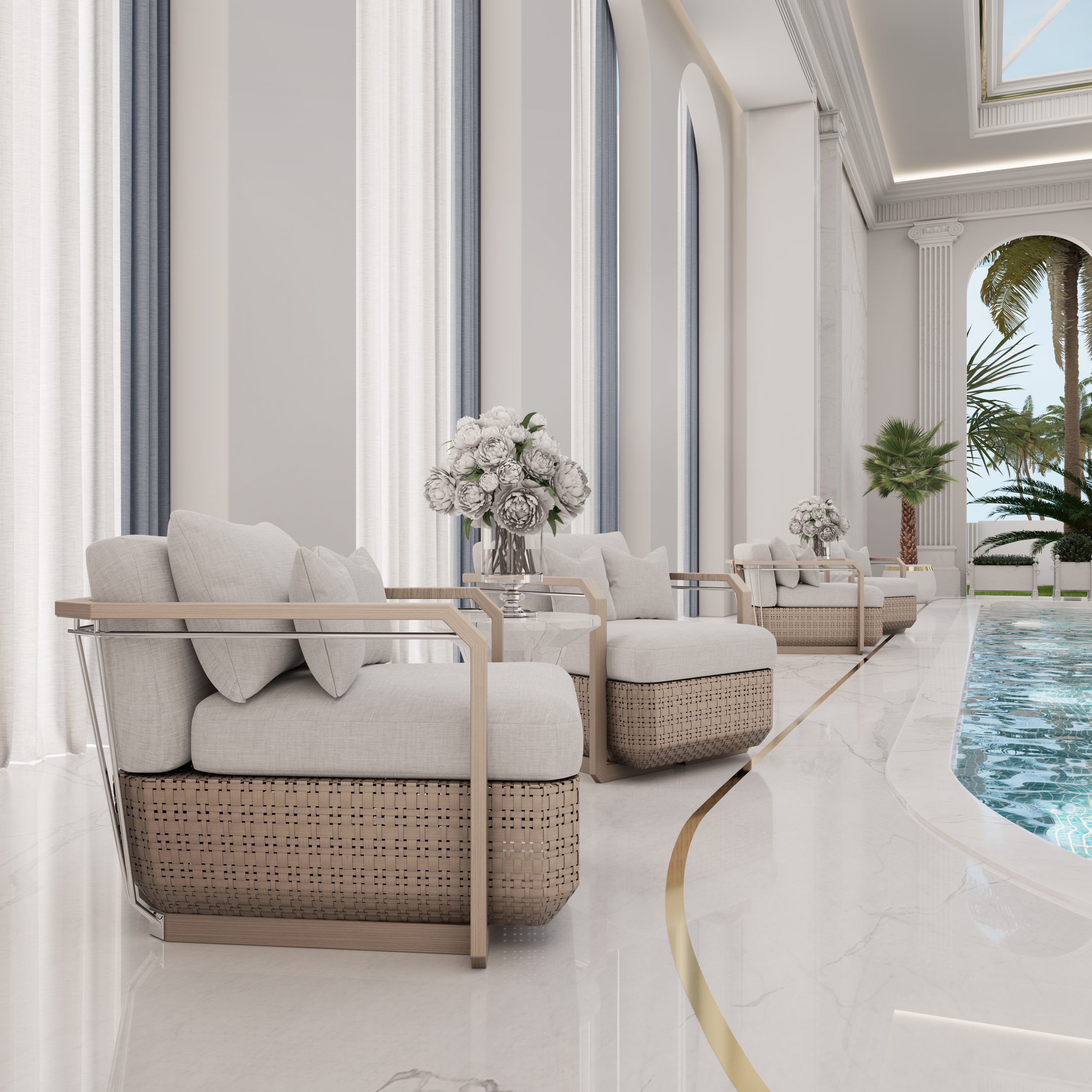 Indoor Pool Design With Stunning Decor And Relaxing Ambiance