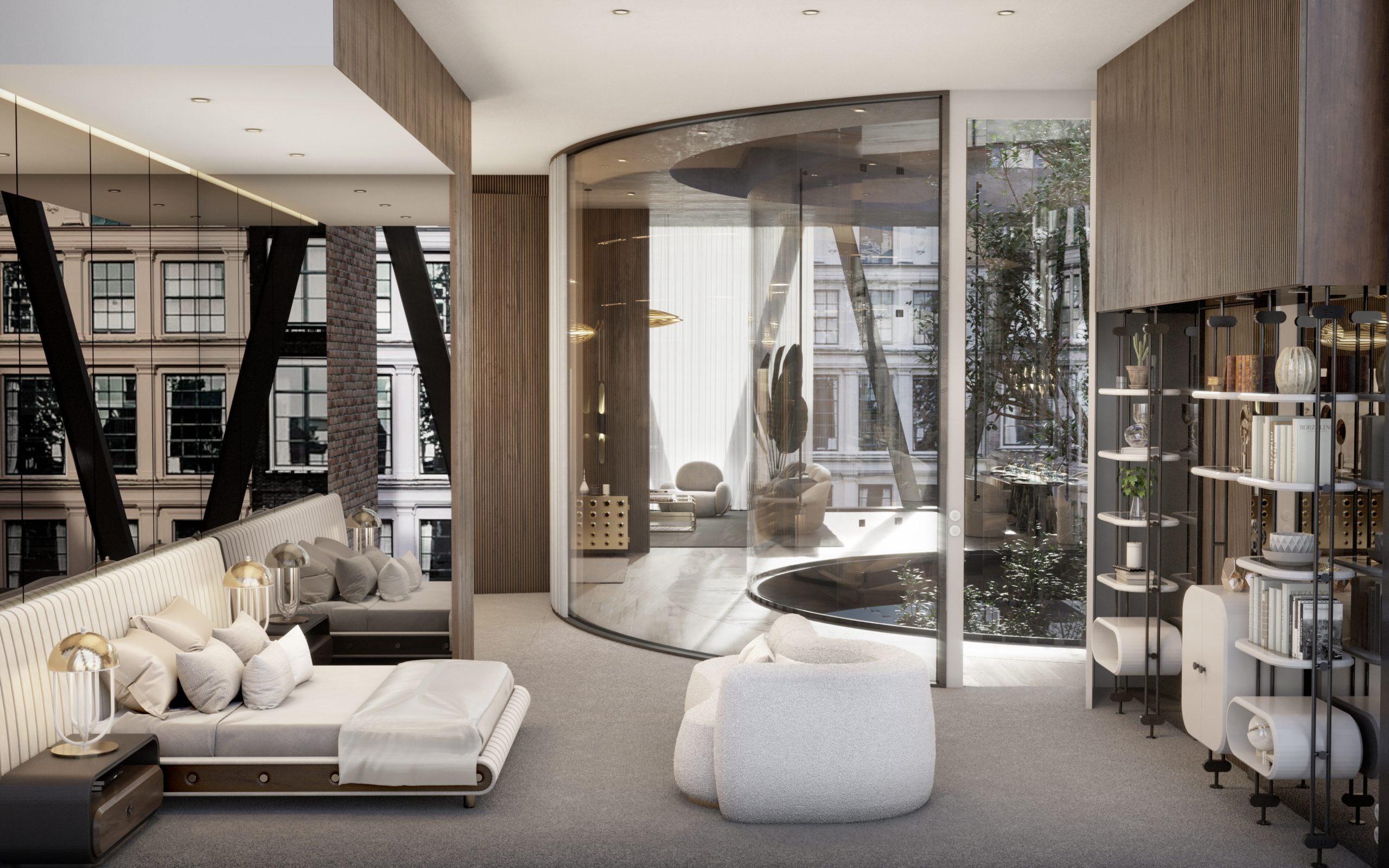 Timeless Modern House In Chicago Represented By Karim Rashid