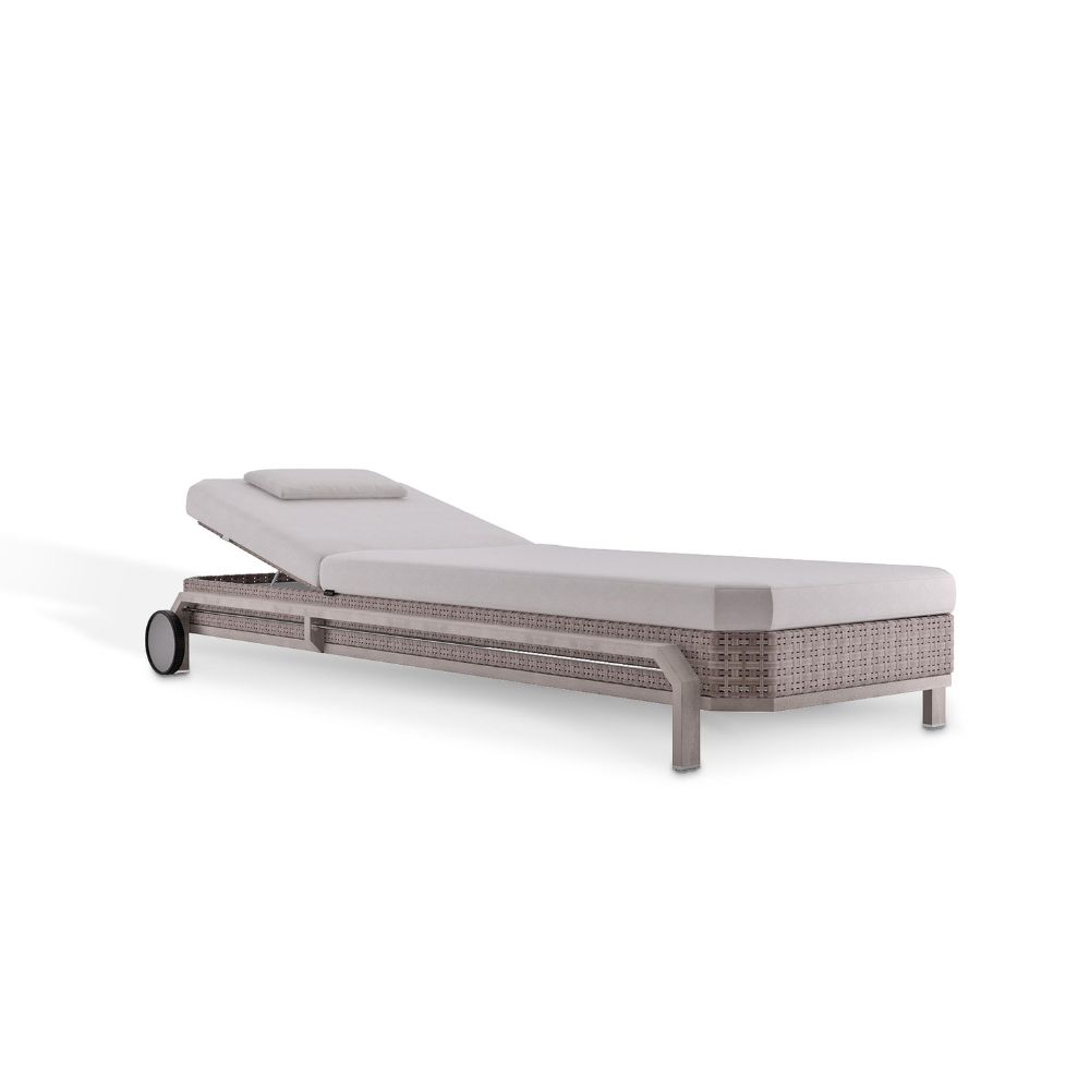 Hampton Wood Sunlounger, from the MYSA Collection, by LUXXU