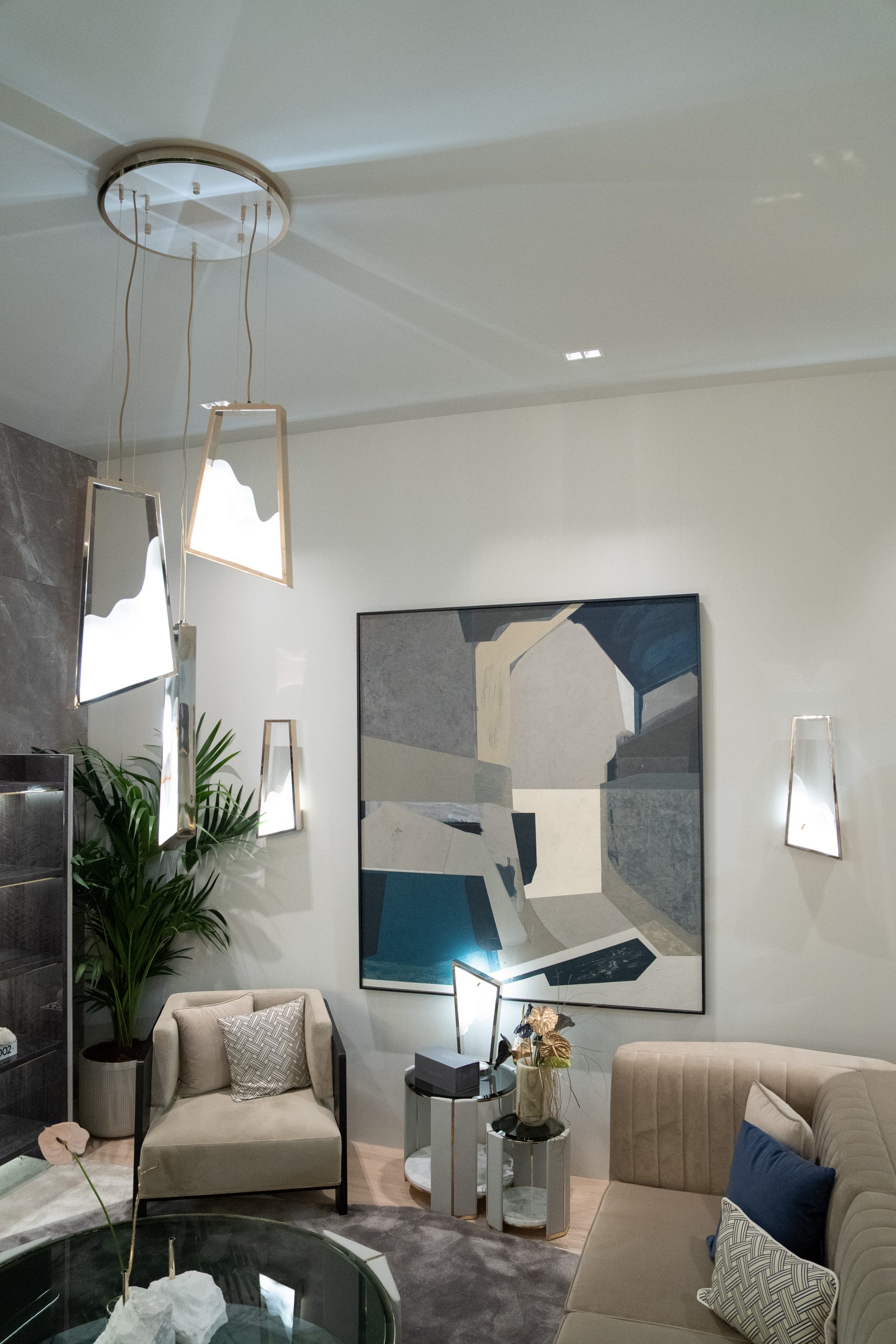 LUXXU Set It In Stone - Salone del Mobile 2022 Living Area