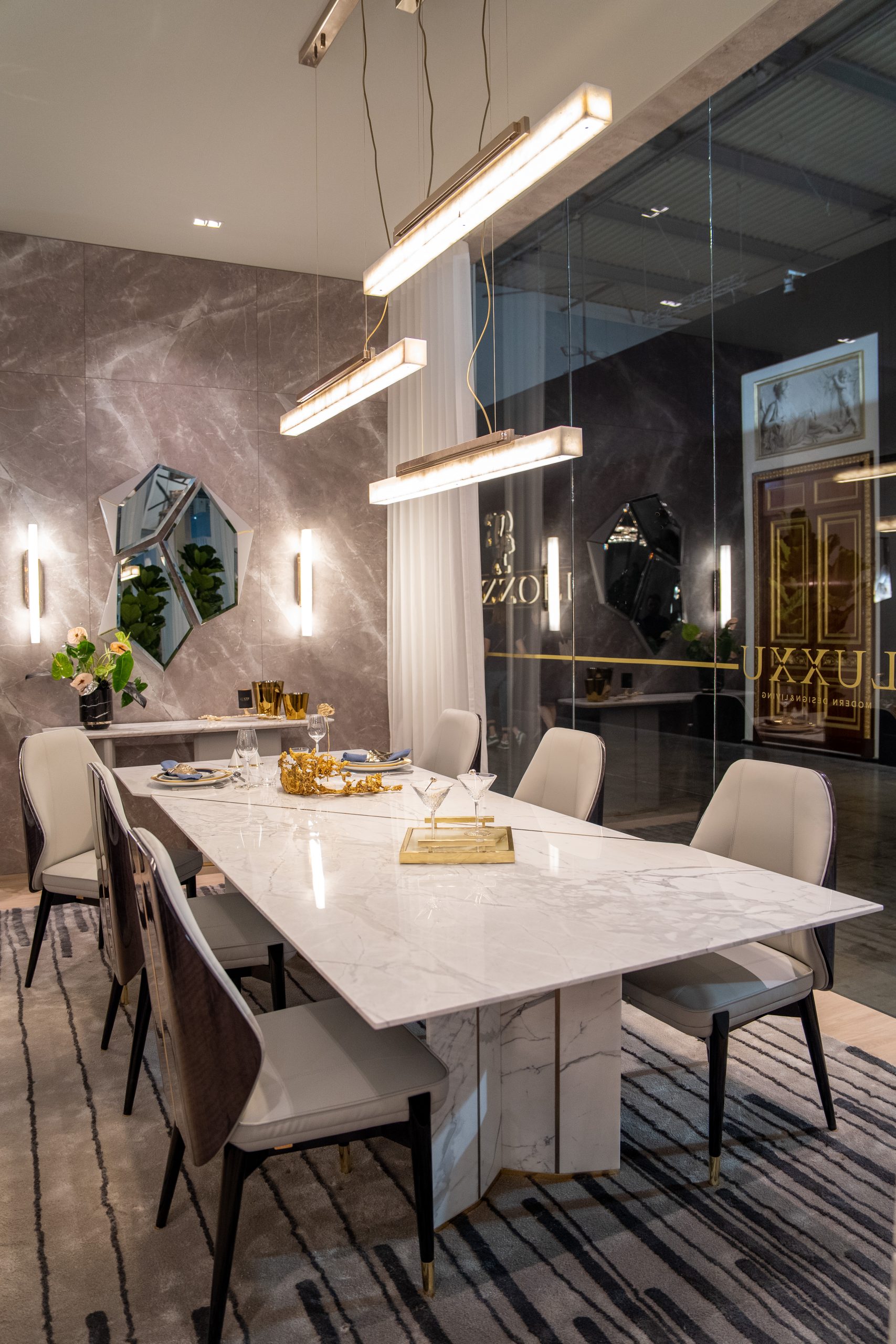LUXXU Set It In Stone - Salone del Mobile 2022 Dining Room